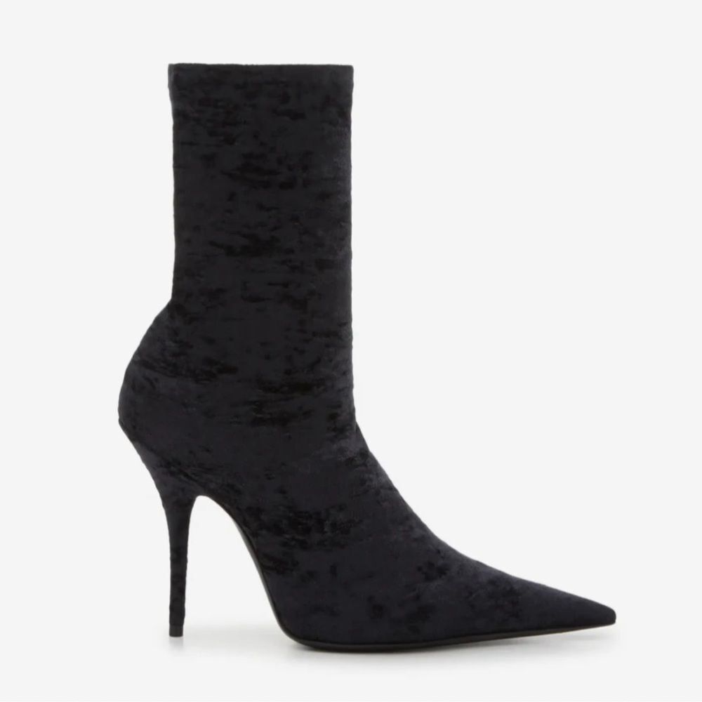Balenciaga Velvet Knife Bootie